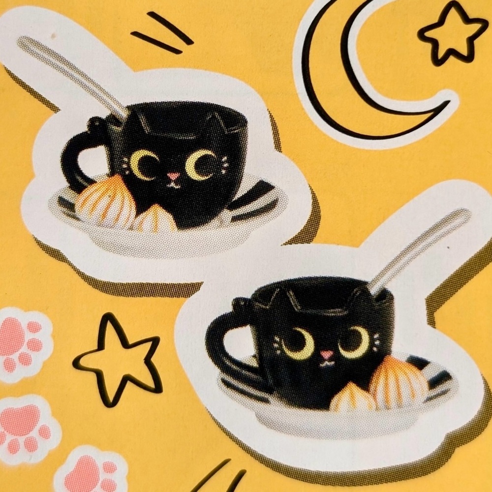 NEW MGA Miniverse Make It Mini Lifestyle Black Kitty Teacups
